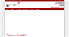 Desktop Screenshot of agrozaffiro.com
